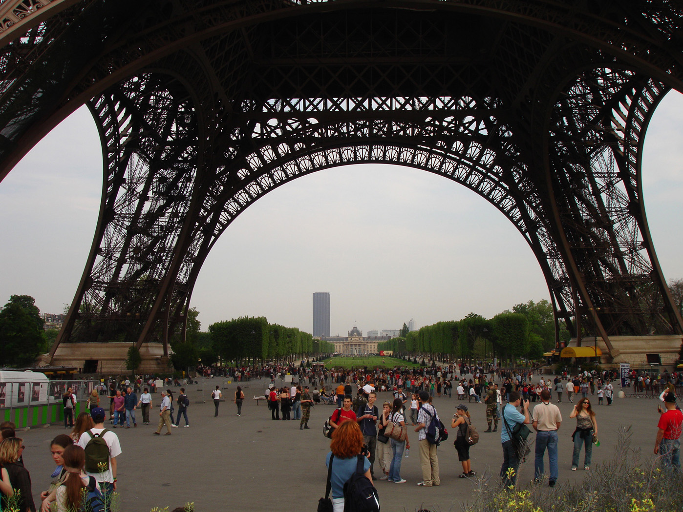 Stahlgerüst des Eiffelturms