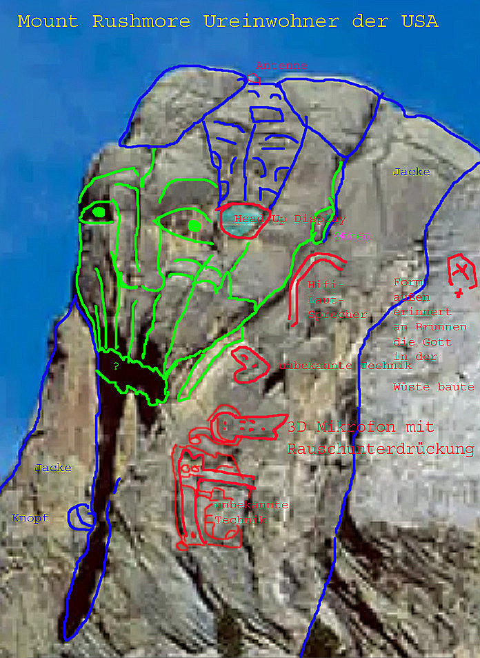 Gipfel Rushmore Alien
